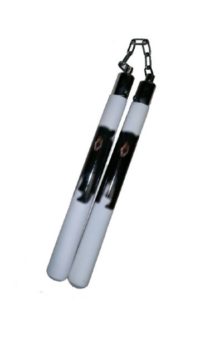 Nunchaku White with Bear Print