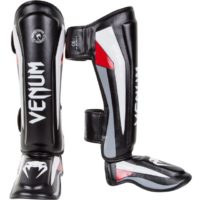 VENUM “Elite” Standup Shinguards – Black/Red/Grey