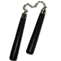 Speed Nunchaku Black Rubber