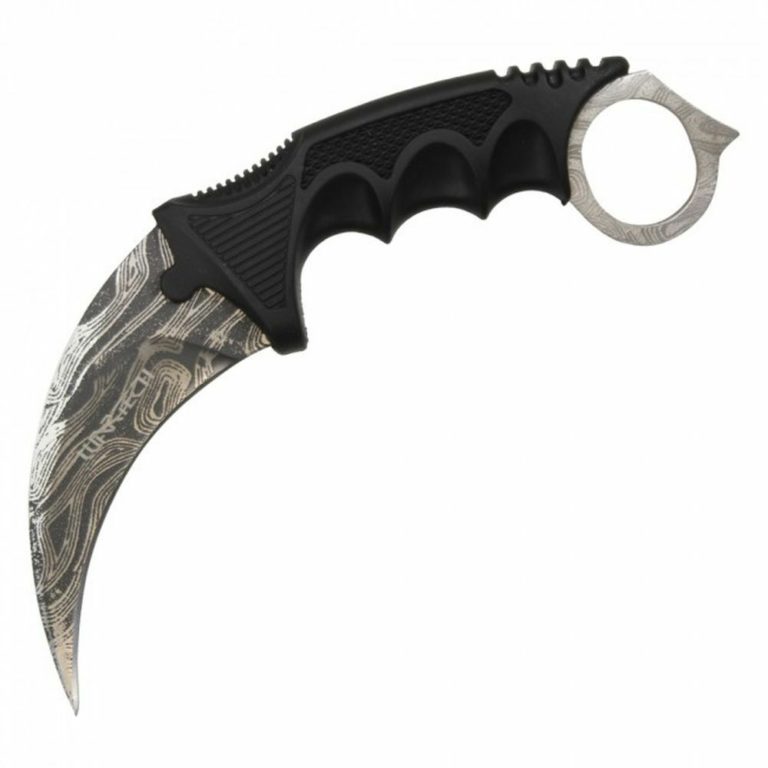 Wartech 7.5″ Damascus Karambit Knife - Giri Martial Arts Supplies