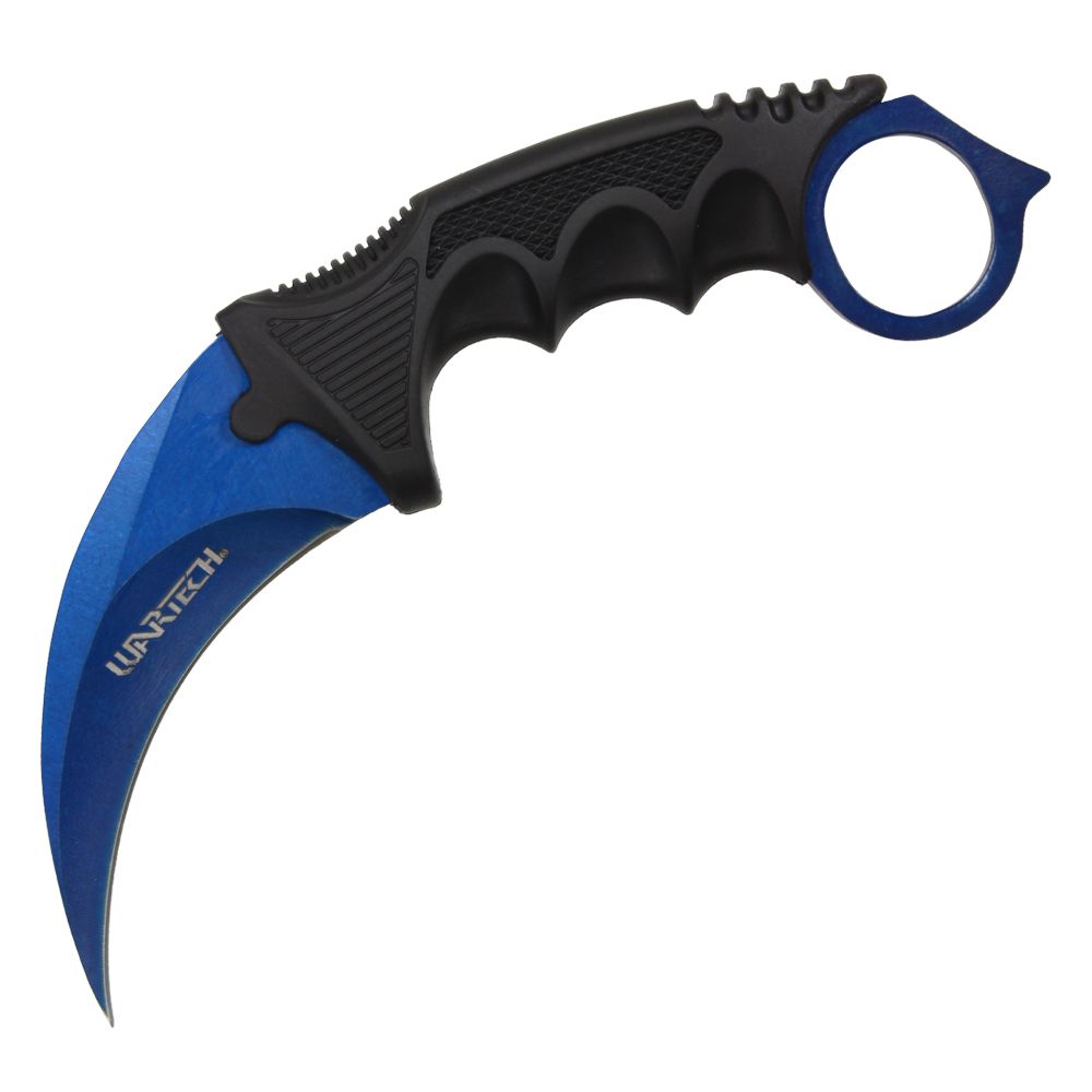 Wartech 7.5″ Blue Karambit Knife - Giri Martial Arts Supplies