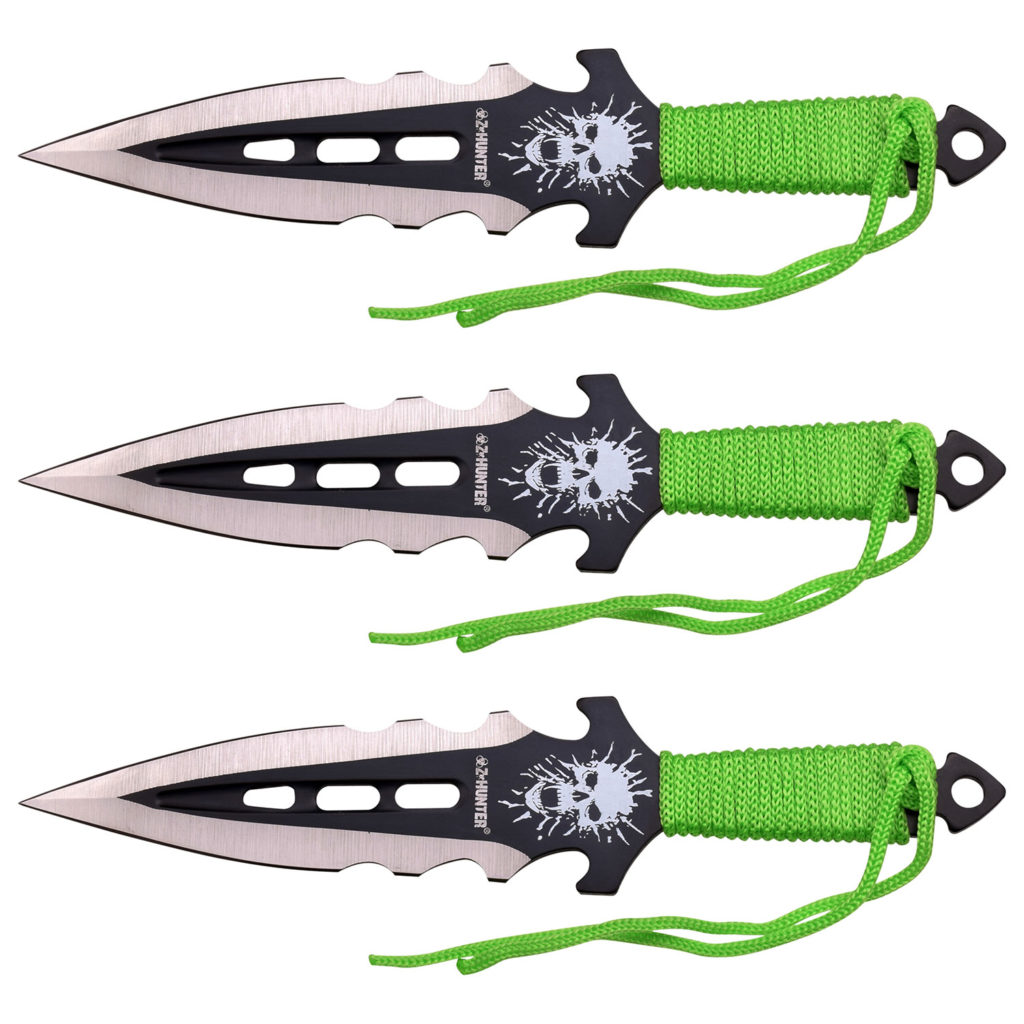 Z Hunter Throwing Knife Set 7.5″ - Giri Martial Arts Supplies